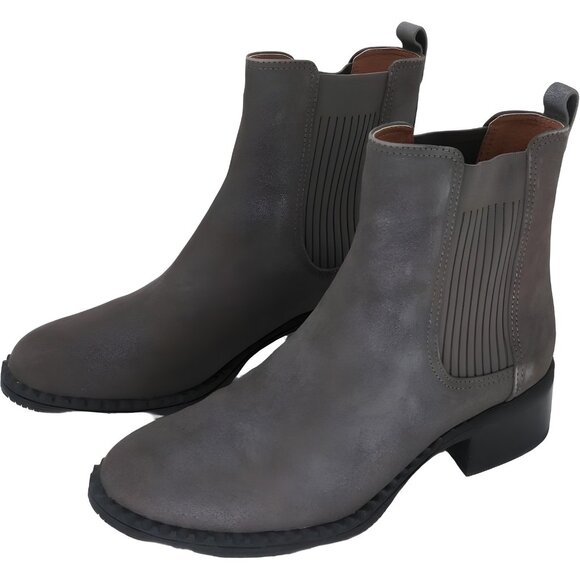 Gentle Souls Best Elastic Chelsea Ankle Boot Mineral Gray Women's US 10M - Picture 2 of 6
